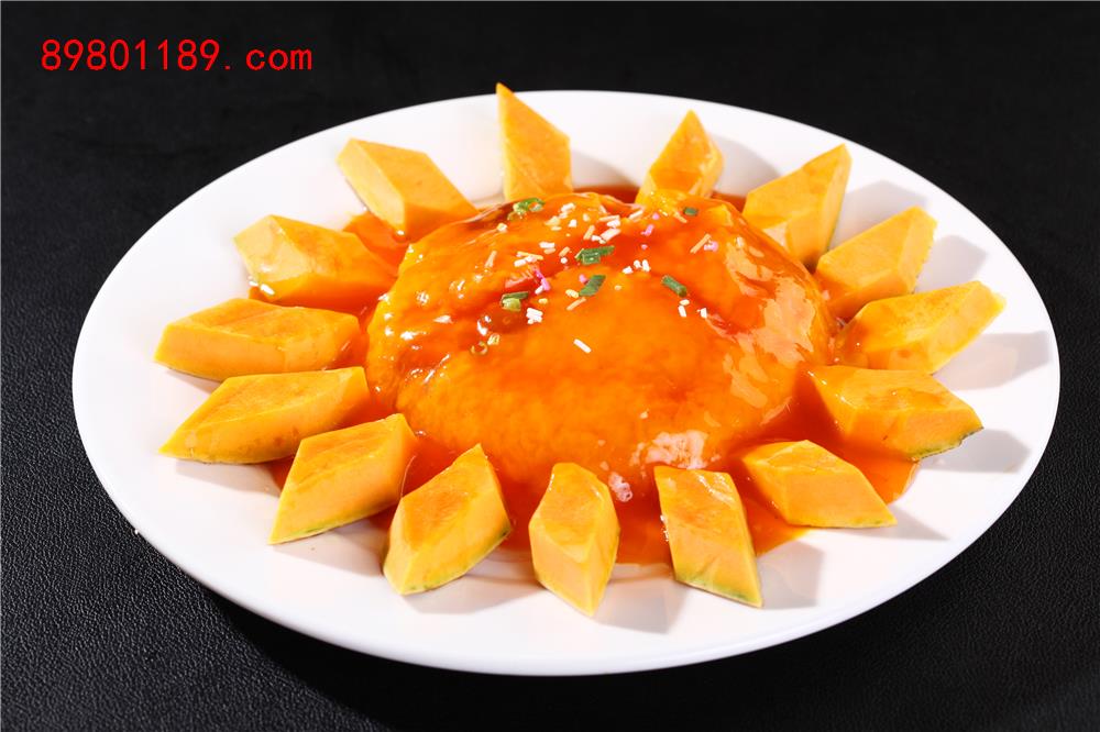 金瓜八宝饭
